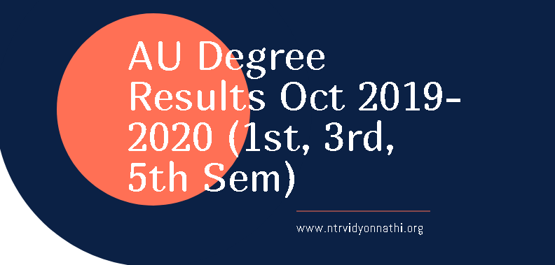 AU Degree Results Oct 2019-2020
