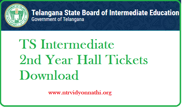 TS Inter 2nd Year Hall tickets