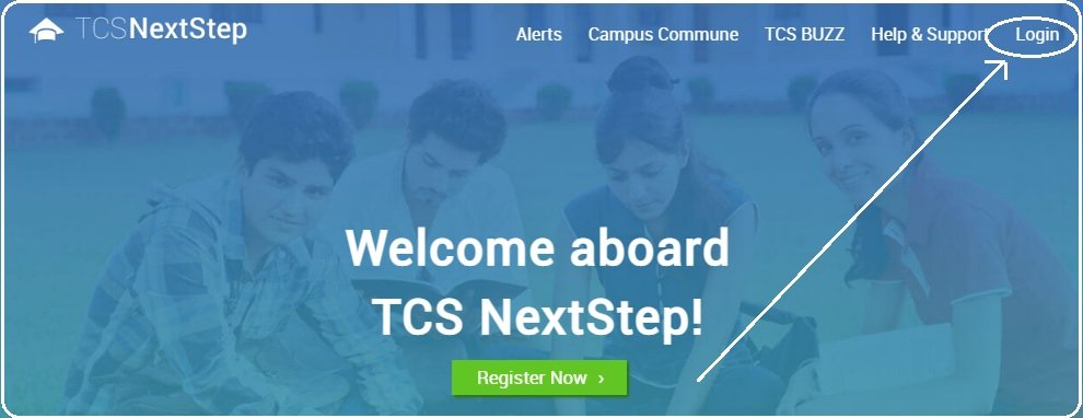 TCS Nextstep Portal Login home page