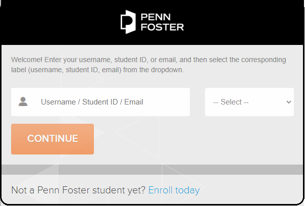 penn foster sign in
