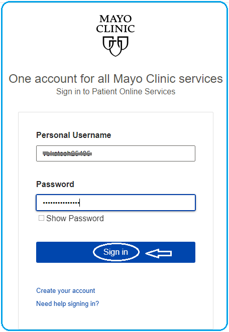 Mayo Clinic Patient Portal Login